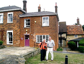 David and Ian outside Walsworth House