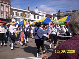 Morris Dancers in the Market Place